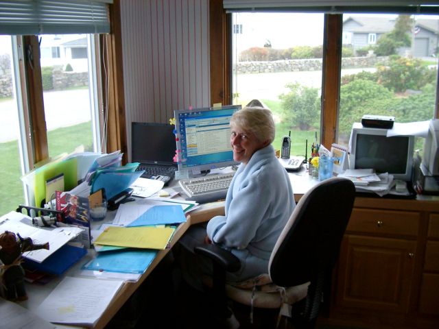 Linda at Work