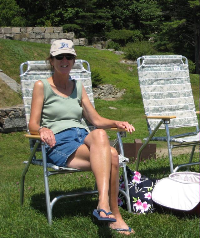 Janet Duggan at Fort McClary